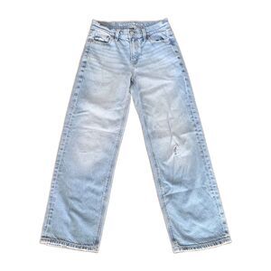 American Eagle Jeans Size 000 Short Stovepipe Light Wash